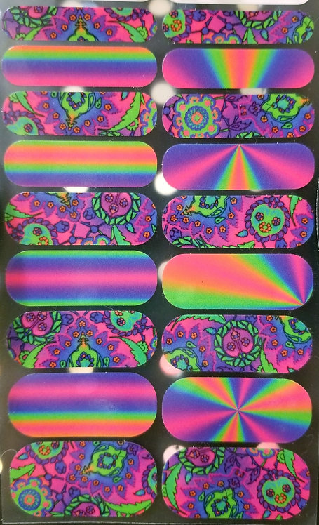 Neon Boho Vinyl NAS Sheet