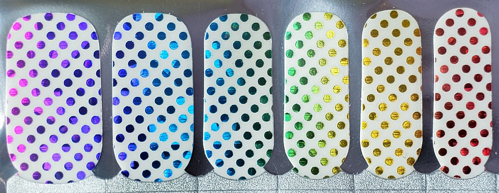 Thumbnail: Metallic Rainbow Dots - ZB Series