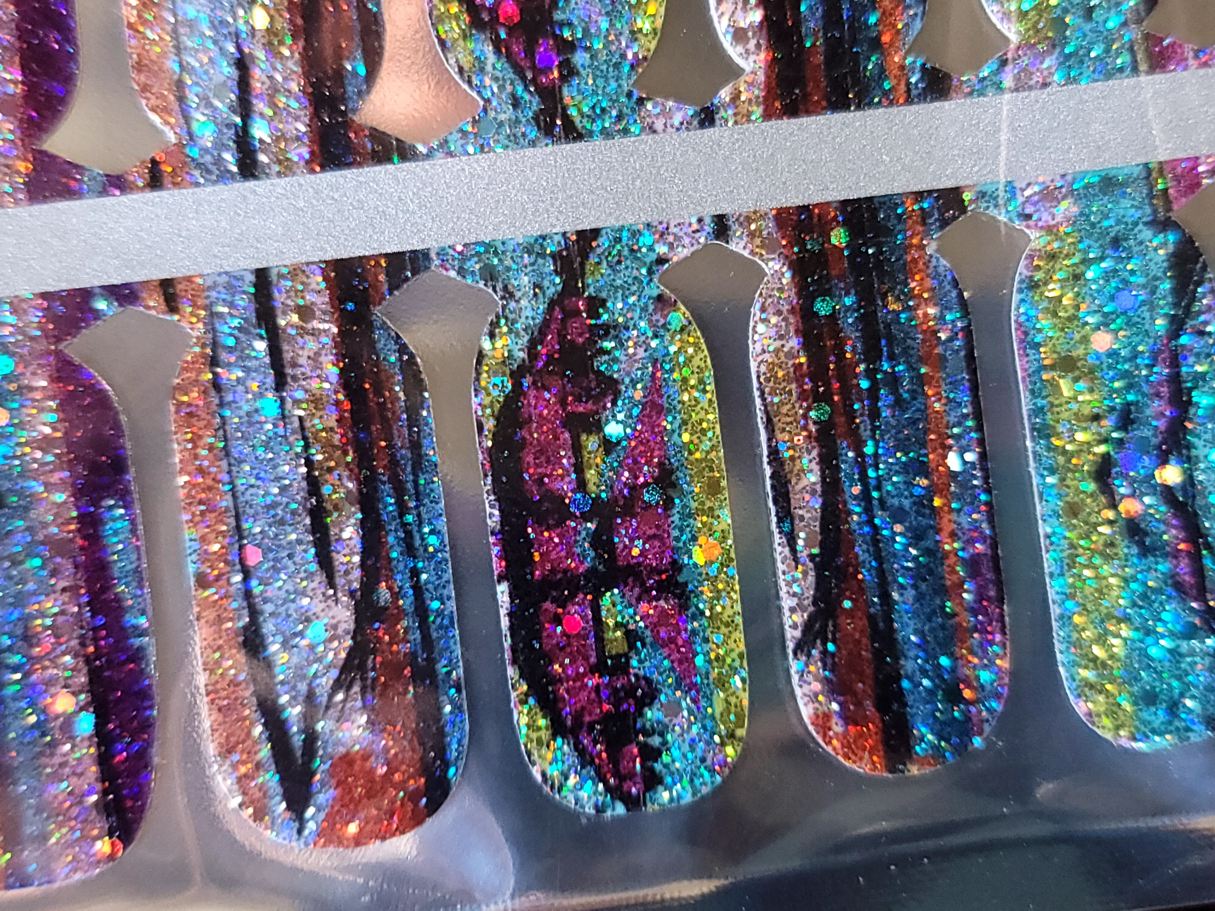 Holo Confetti Colorful Crackle - T Series