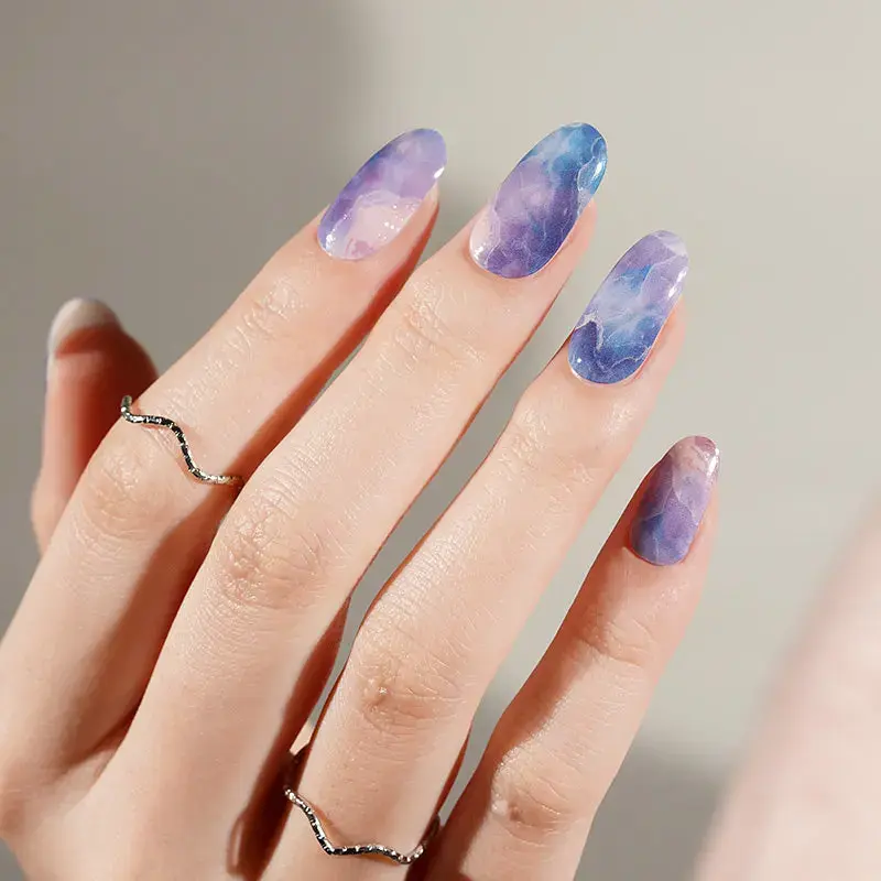 Thumbnail: Cape Cod Swirl - Premium Semi-Cured Gel Wraps