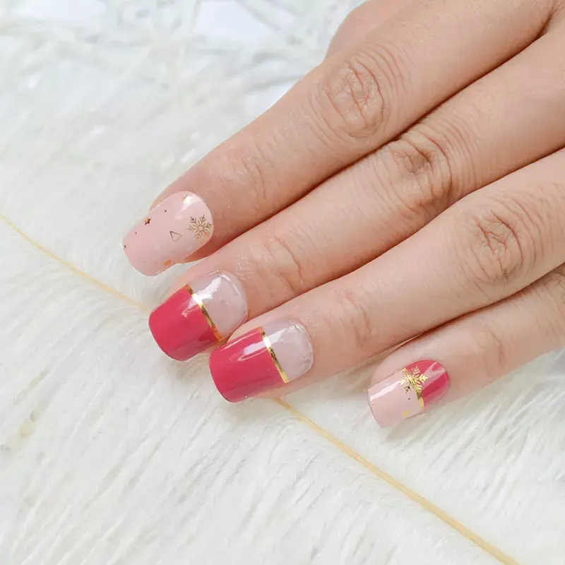 Thumbnail: Golden Snow - Premium Semi-Cured Gel Wraps