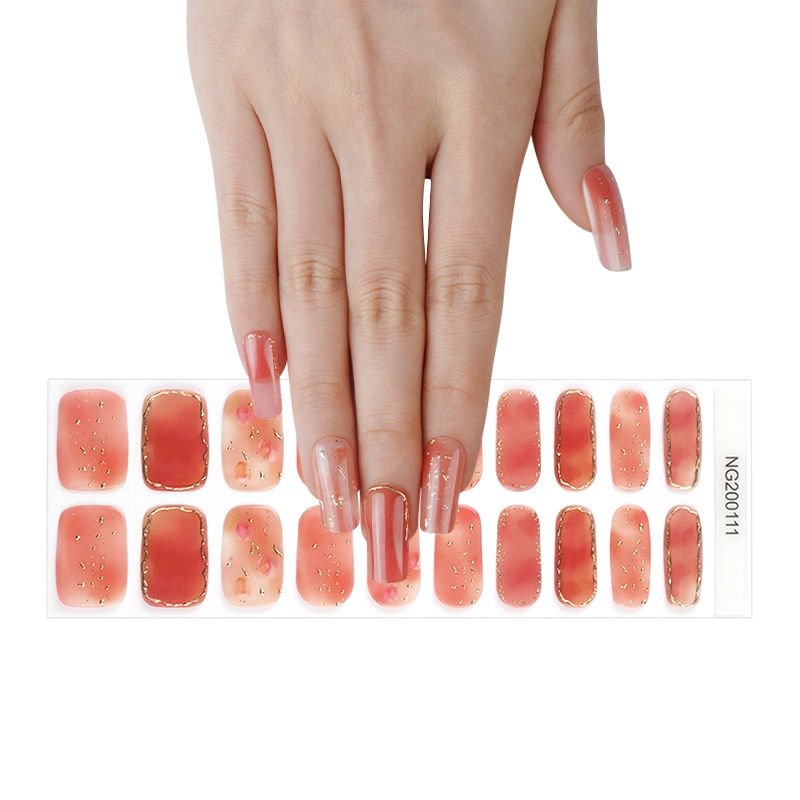 Thumbnail: Gilded Stone Marble - Premium Semi-Cured Gel Wraps