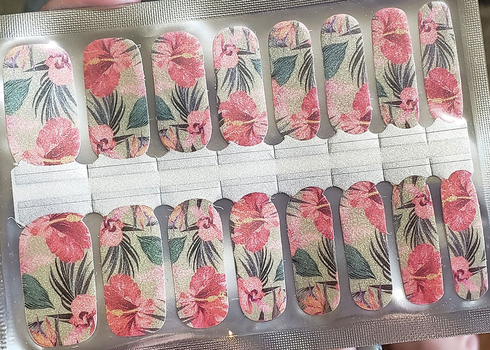 Satin Hawaiian Floral - ZB Series