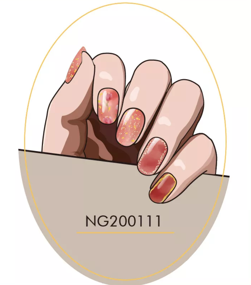Thumbnail: Gilded Stone Marble - Premium Semi-Cured Gel Wraps