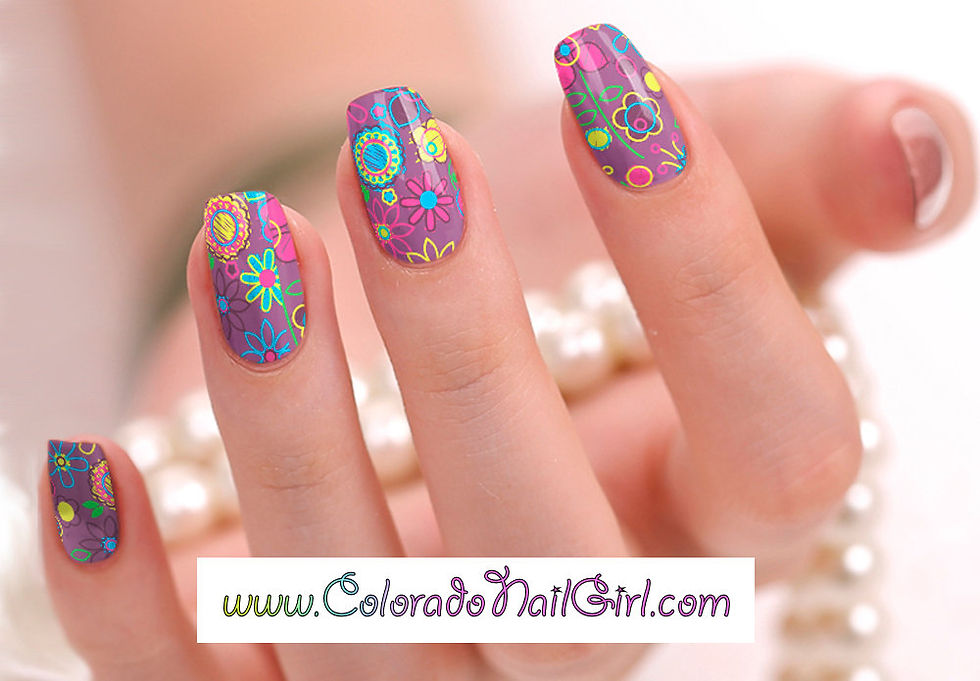 Thumbnail: Pastel Neon Floral - AMP 16 Series