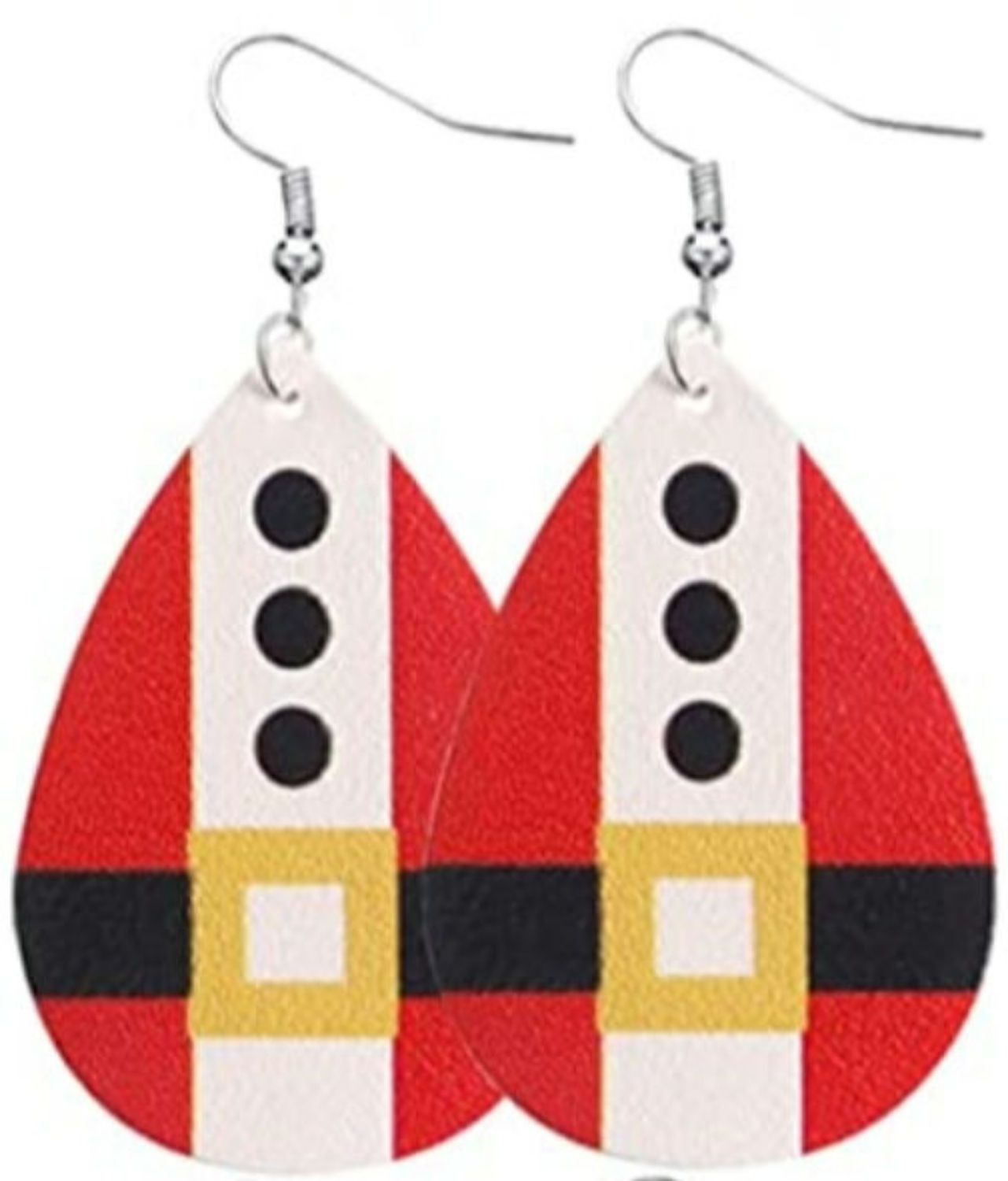 Santa's Outfit - Earrings