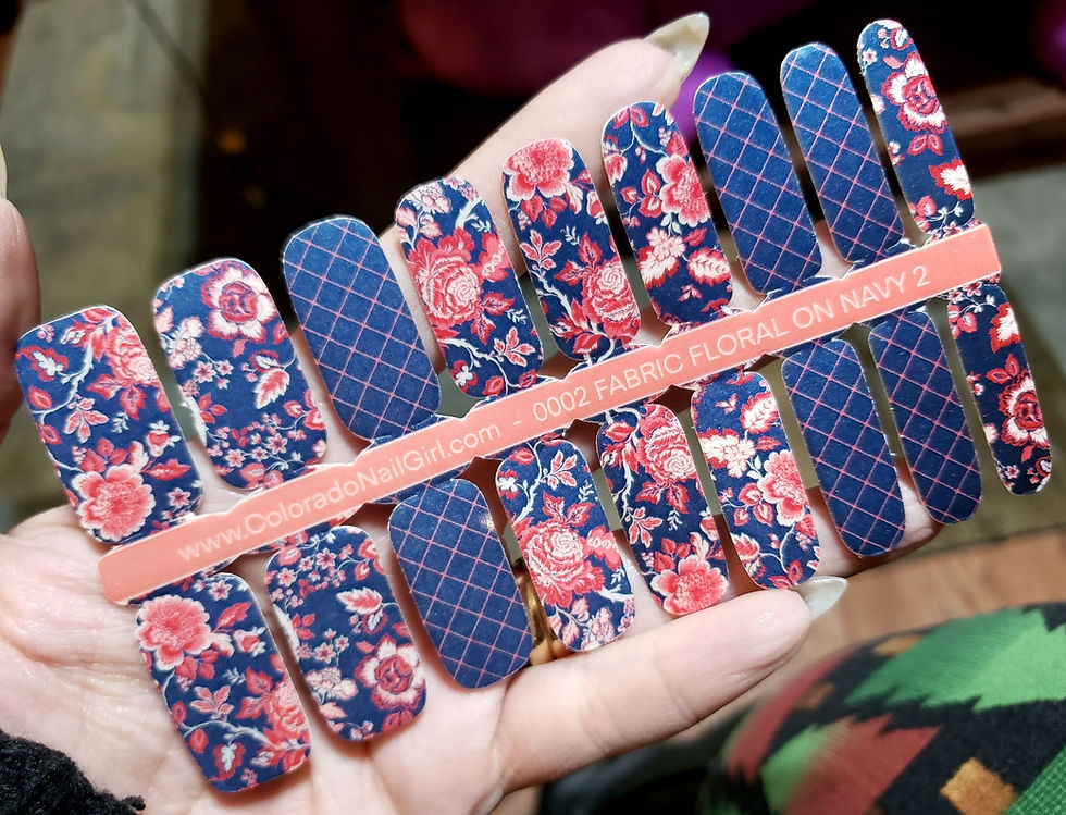 Thumbnail: Fabric Floral On Navy 2 - CNG Exclusive AMP 18 Series