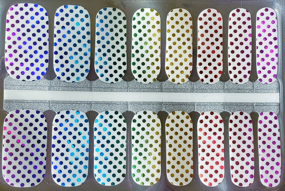 Metallic Rainbow Dots - ZB Series