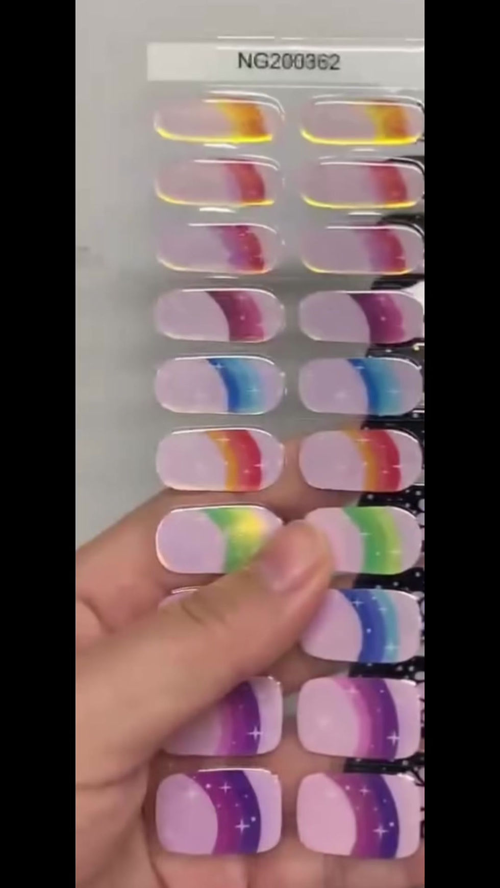 Thumbnail: Sunshine & Rainbows - Premium Semi-Cured Gel Wraps