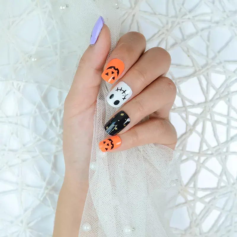 Thumbnail: Happy Halloween - Premium Semi-Cured Gel Wraps