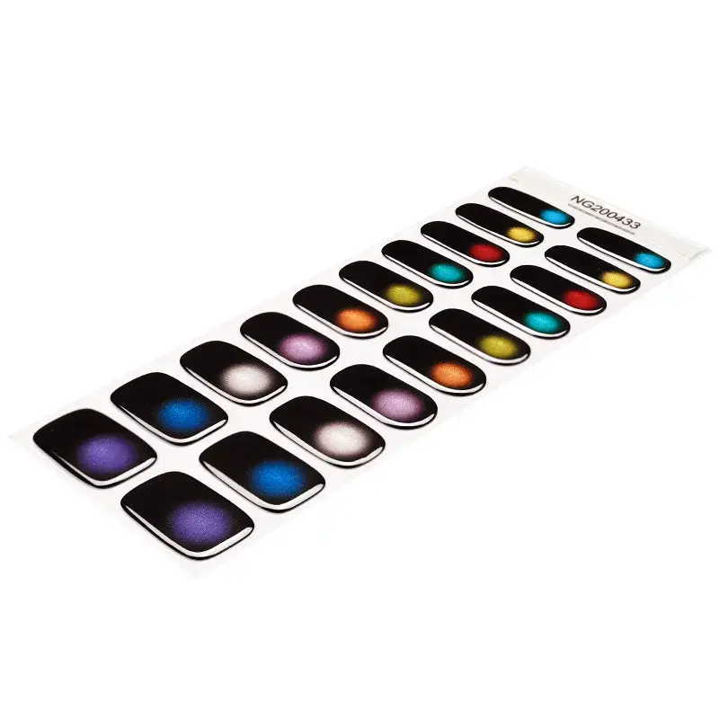 Thumbnail: Ghastly Gradient - Premium Semi-Cured Gel Wraps