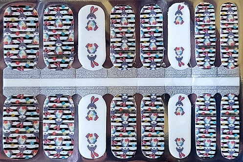 Easter Bunny On Lines
