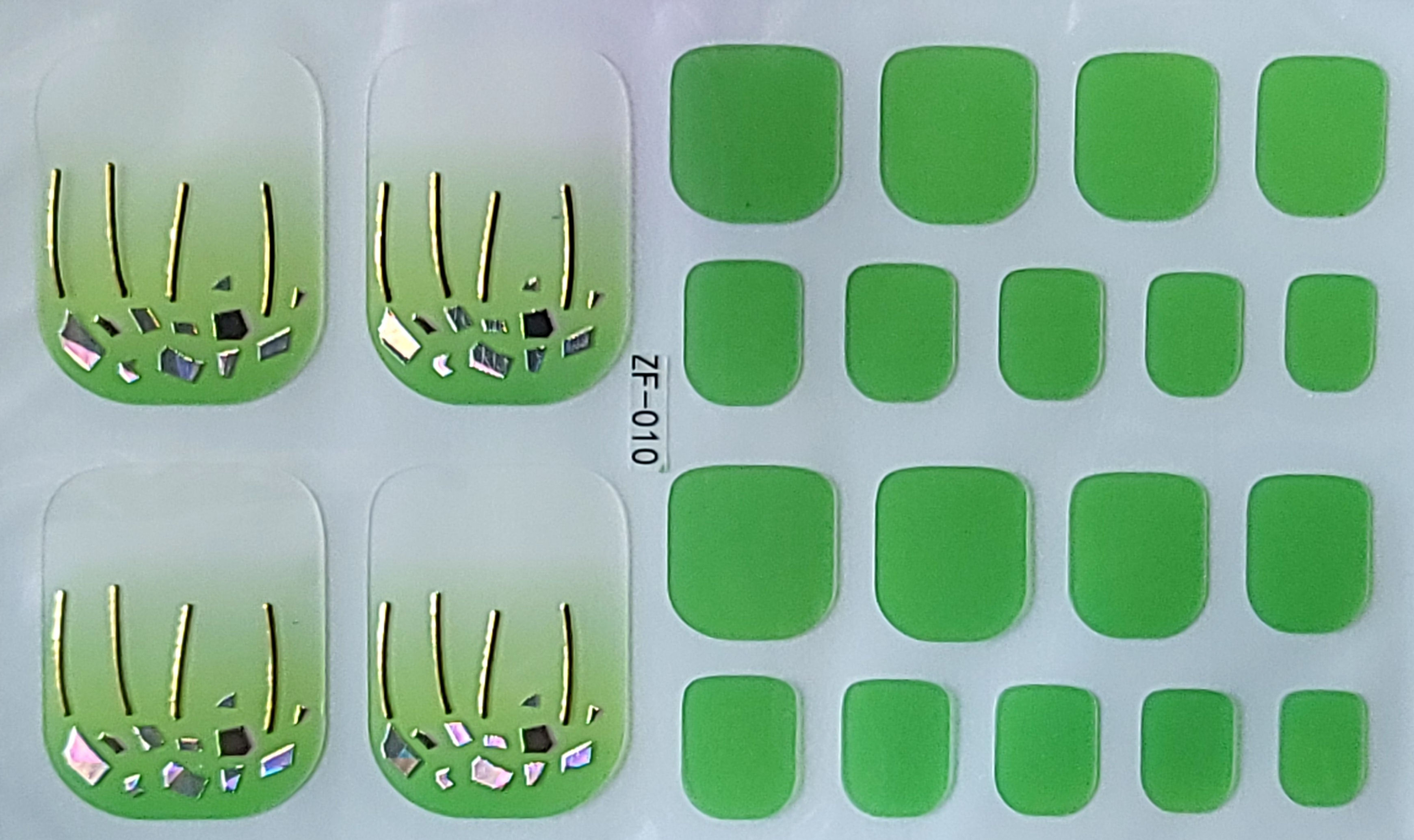 Green With Envy - Pedi/Toes