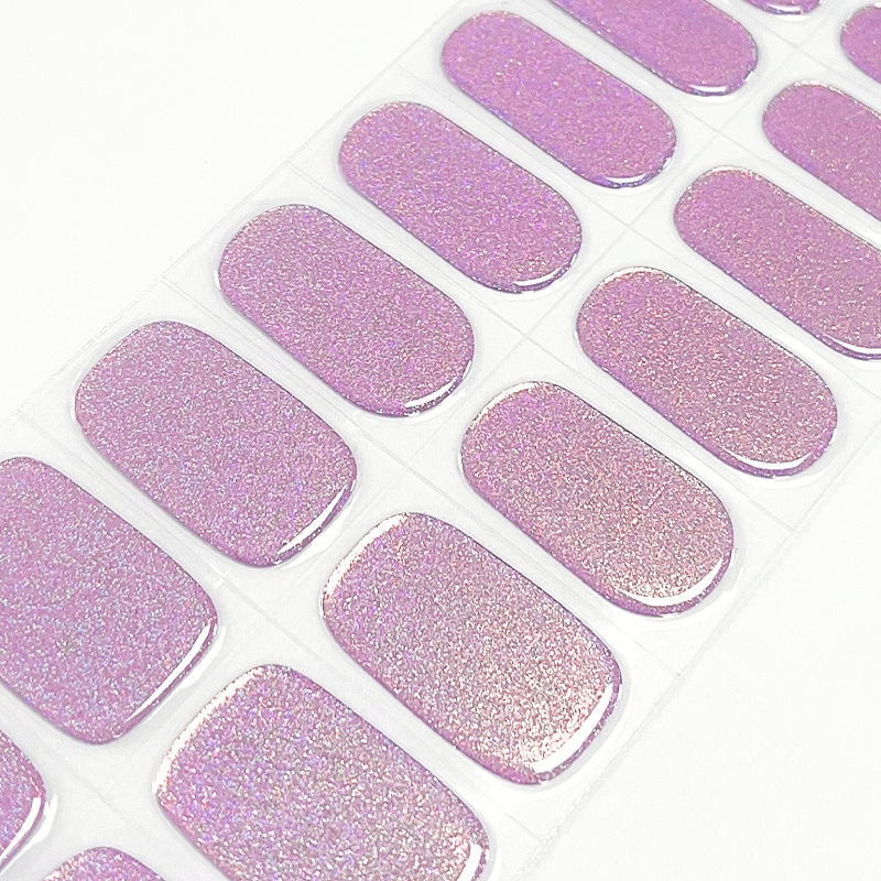Thumbnail: Twilight Mauve Prism - Premium Semi-Cured Gel Wraps