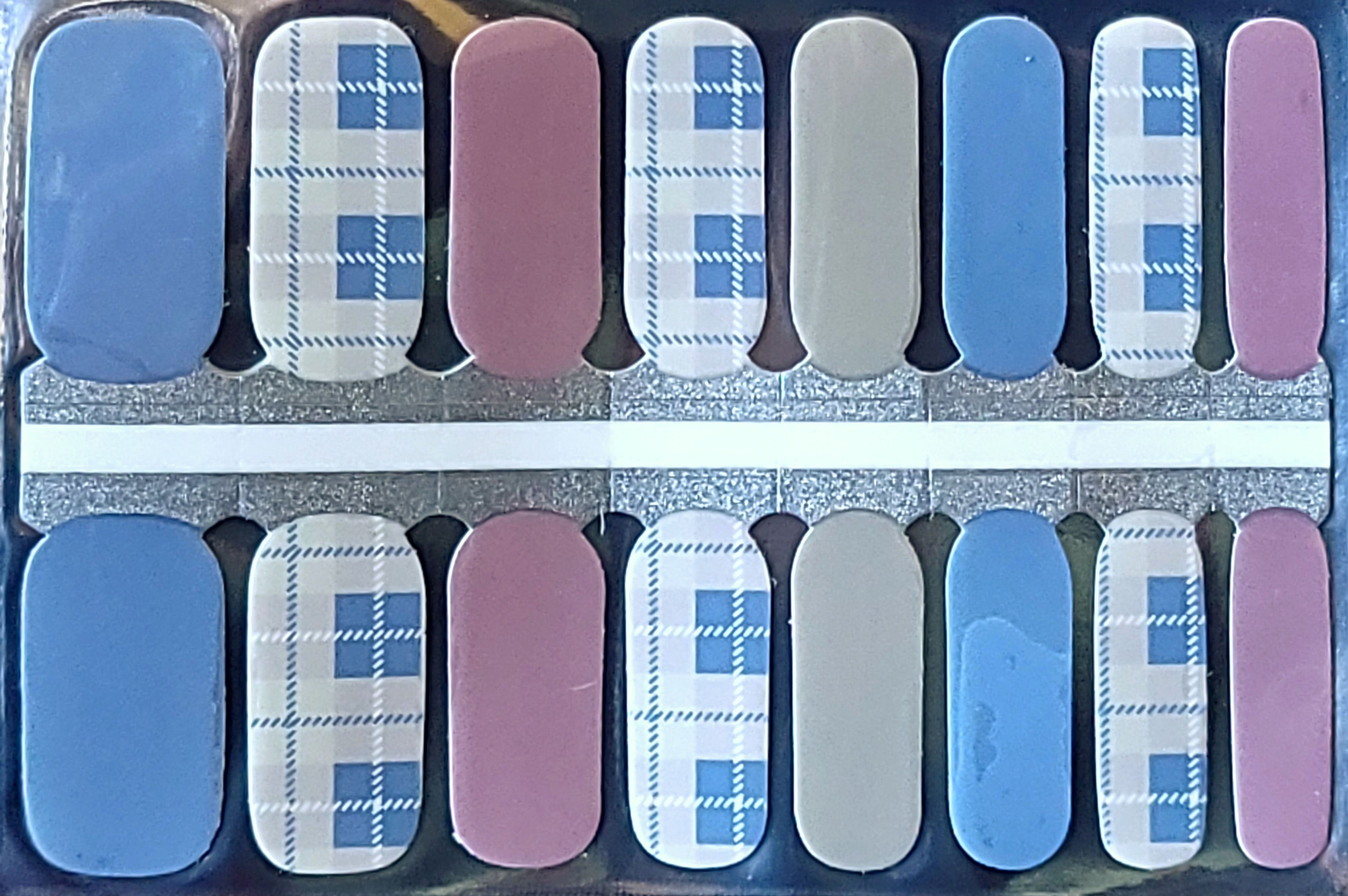 Blue, Tan & Mauve Plaid - ZB Series