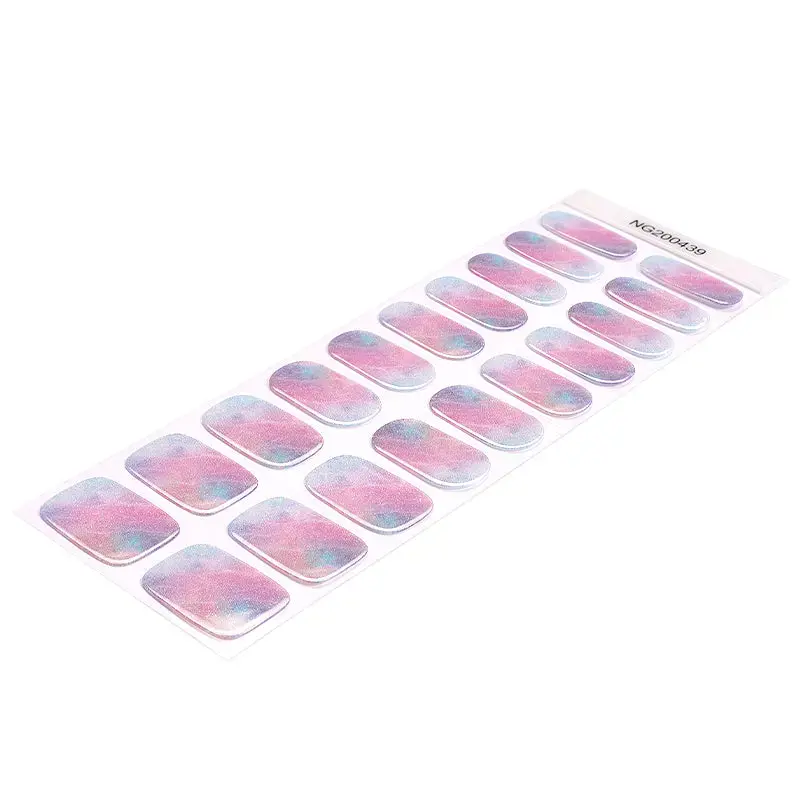 Thumbnail: Cotton Candy Swirl - Premium Semi-Cured Gel Wraps