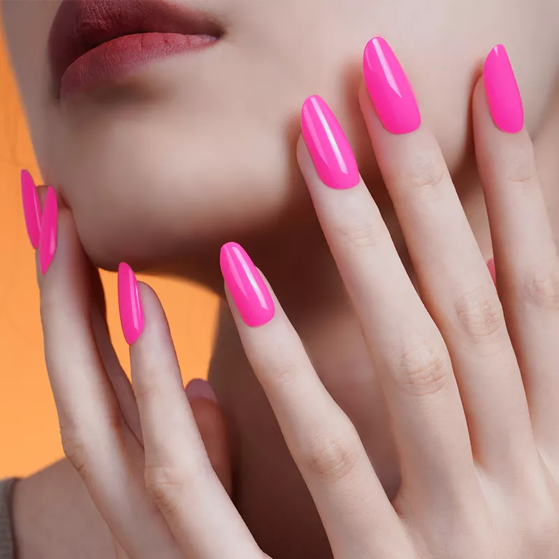 Thumbnail: Neon Barbie - Premium Semi-Cured Gel Wraps