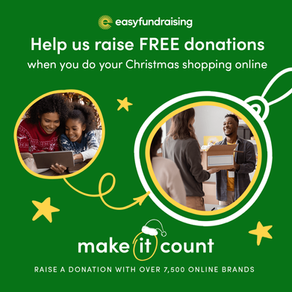 Easyfundraising for care home activities with online shopping.