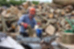 Hand cut firewood