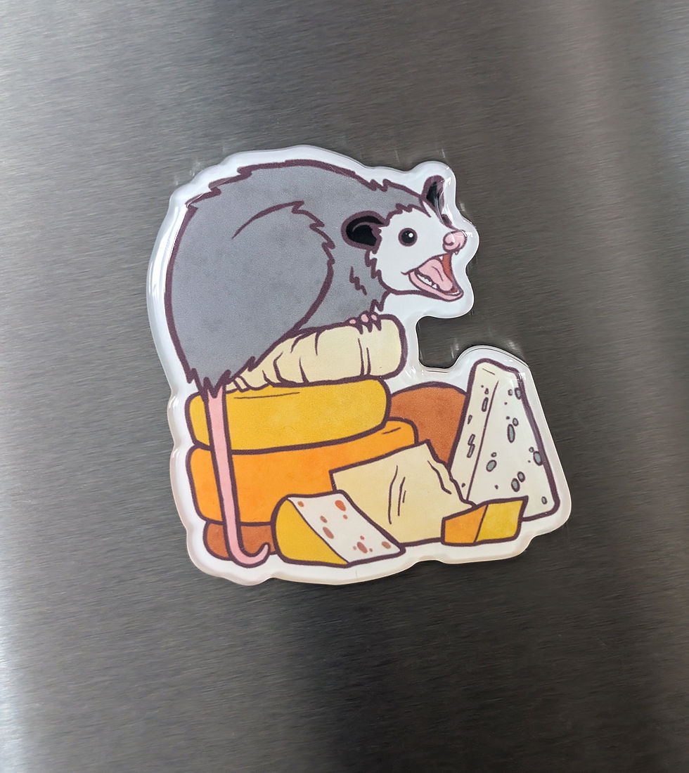 Thumbnail: MAGNET Cheese Opossum