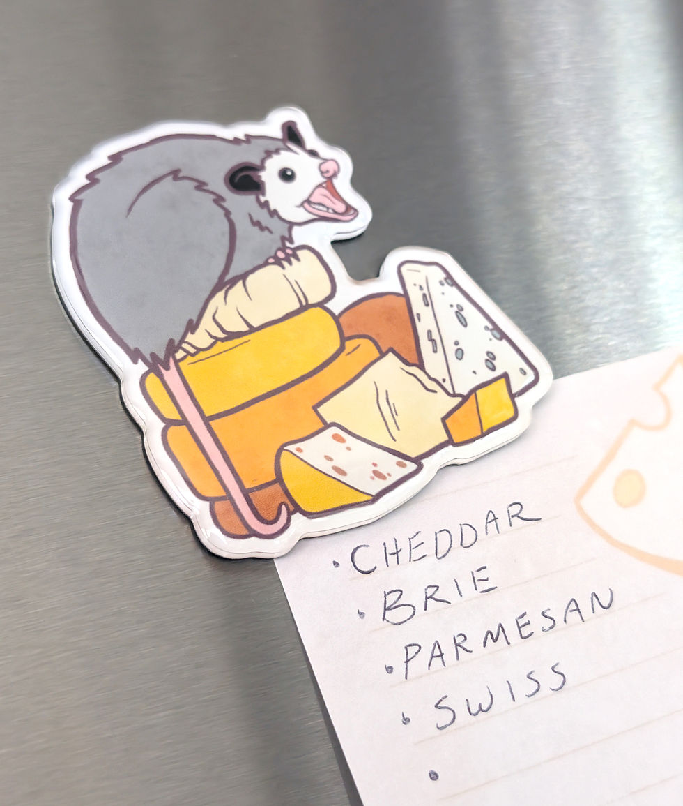 Thumbnail: MAGNET Cheese Opossum