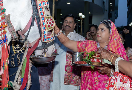 Candid moments in barat at jaipur wedding celebration