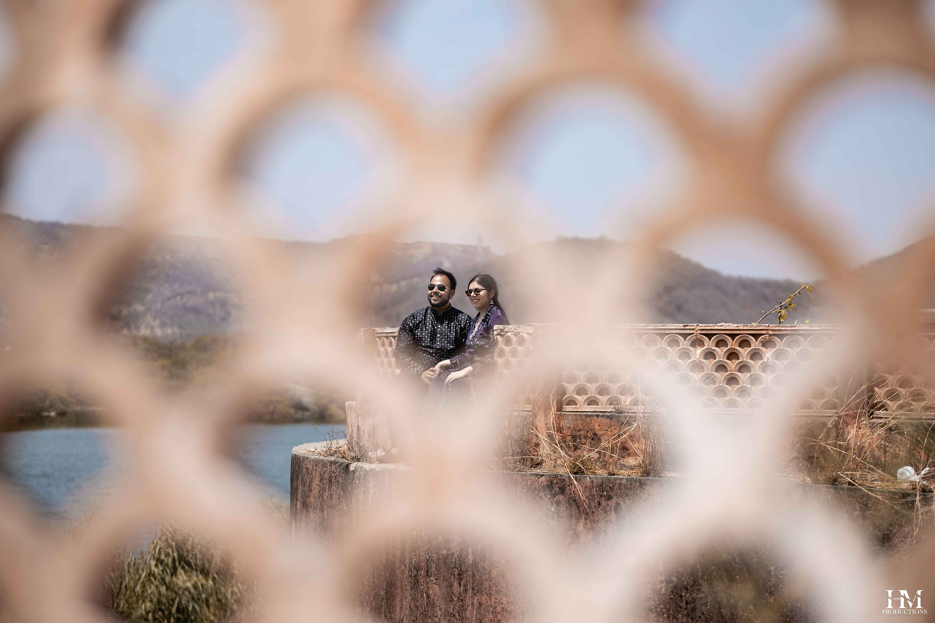 Pre-Wedding Photography at Jal Mahal Jaipur - HM Productions