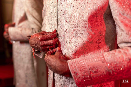 Groom Atul during his wedding celebrations in Jaipur