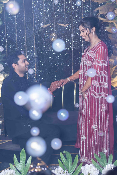 Diksha and Atul’s wedding DJ night celebration in Jaipur