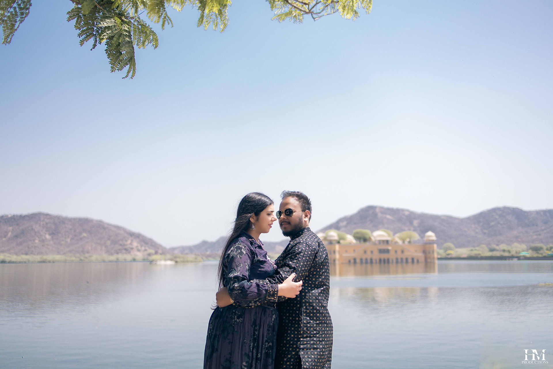 Pre-Wedding Photography at Jal Mahal Jaipur - HM Productions