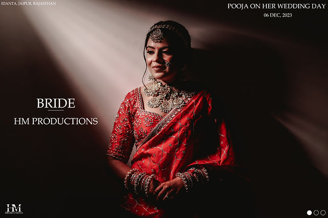 Bridal Photoshoot |Â Destination Wedding Photographers in Jaipur - HM Productions
