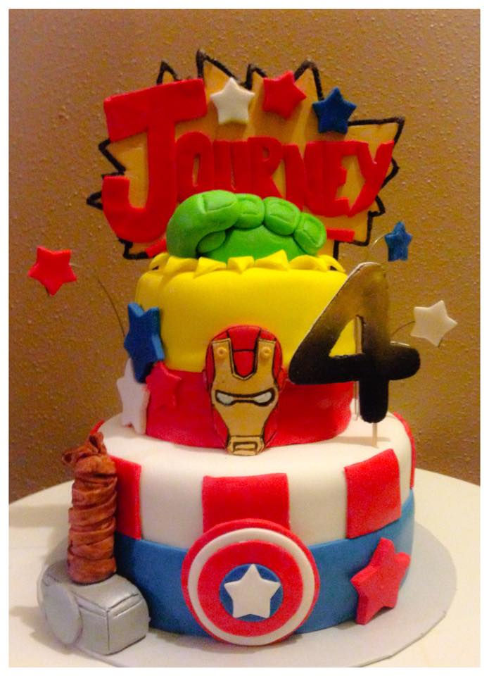 Avengers cake