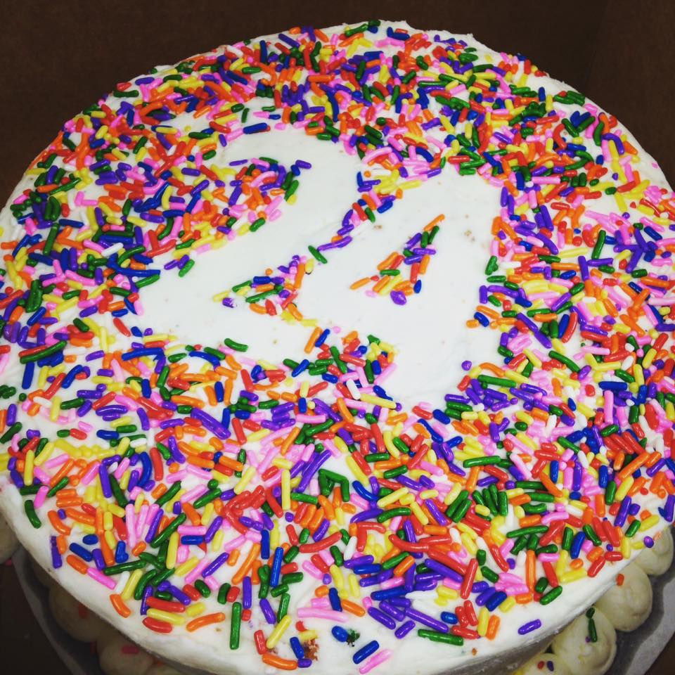 Sprinkle Birthday Cake