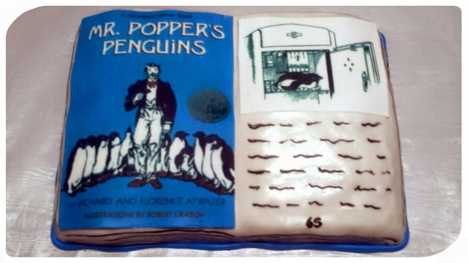 Mr Popper's Penguins cake