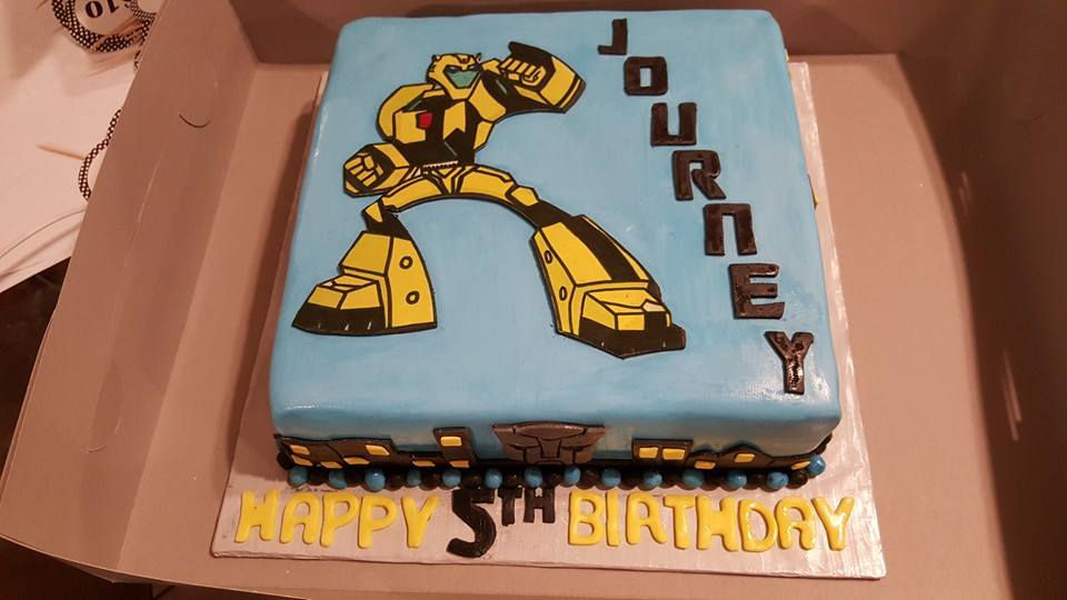 Transformers Birthday Cake
