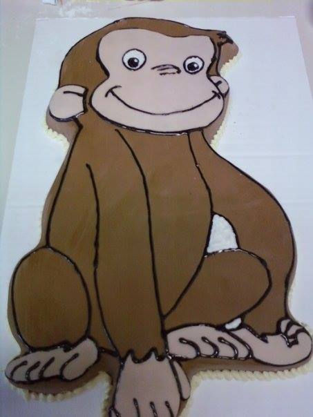 Curious George Cake