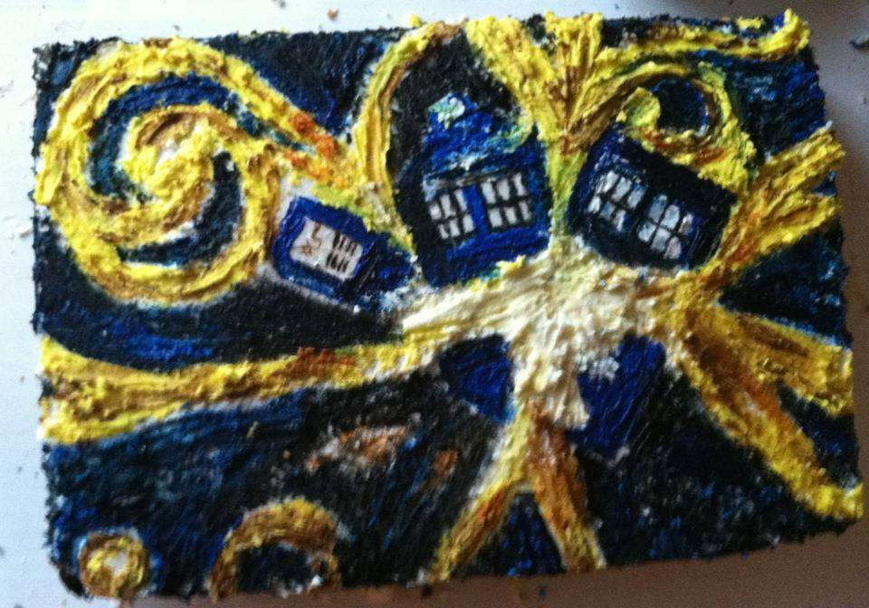 Exploding Tardis Cake