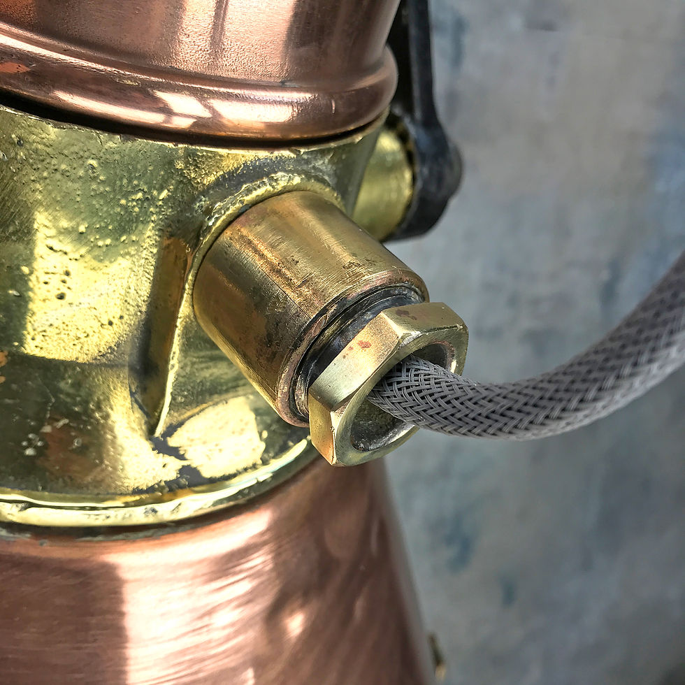 Thumbnail: VEB Bridge Lamp - Copper & Brass