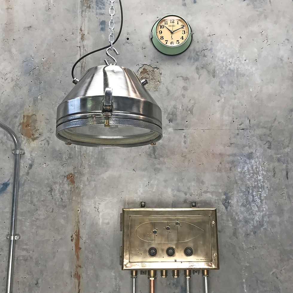 Thumbnail: Recaimed Iron & Aluminium Pendant