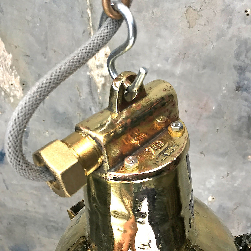 Thumbnail: Compact Brass & Aluminium Spot Light