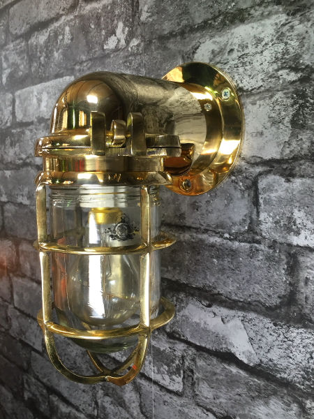 Thumbnail: Japanese Brass Wall Light