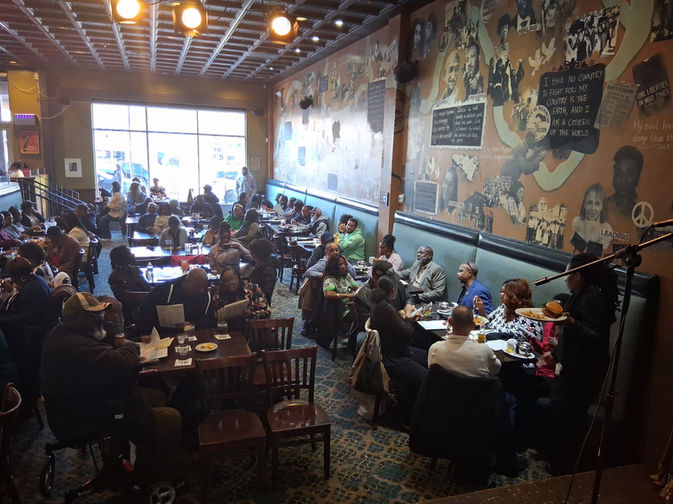 Precious Productions Christian Comedy Show at Busboys & Poets in Hyattsville, Maryland