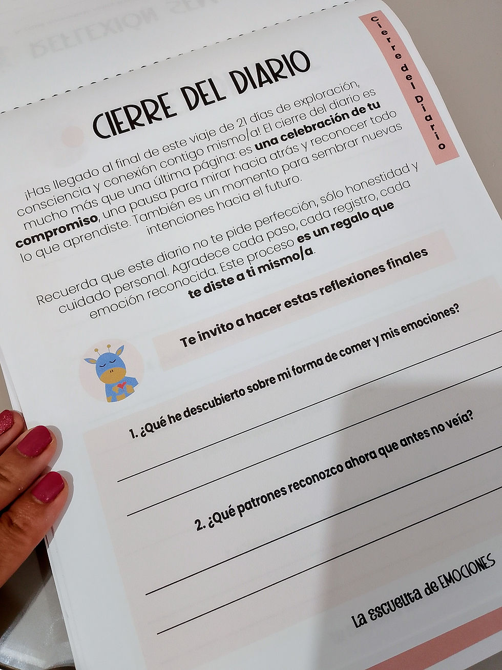 Miniatura: Diario de Alimentación Emocional
