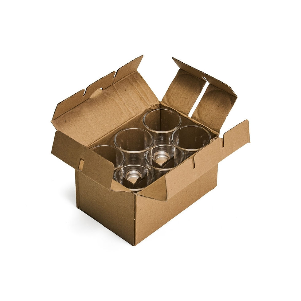 Miniatura: Kit Copo Vidro 50ml 6 Peças Cod 09081
