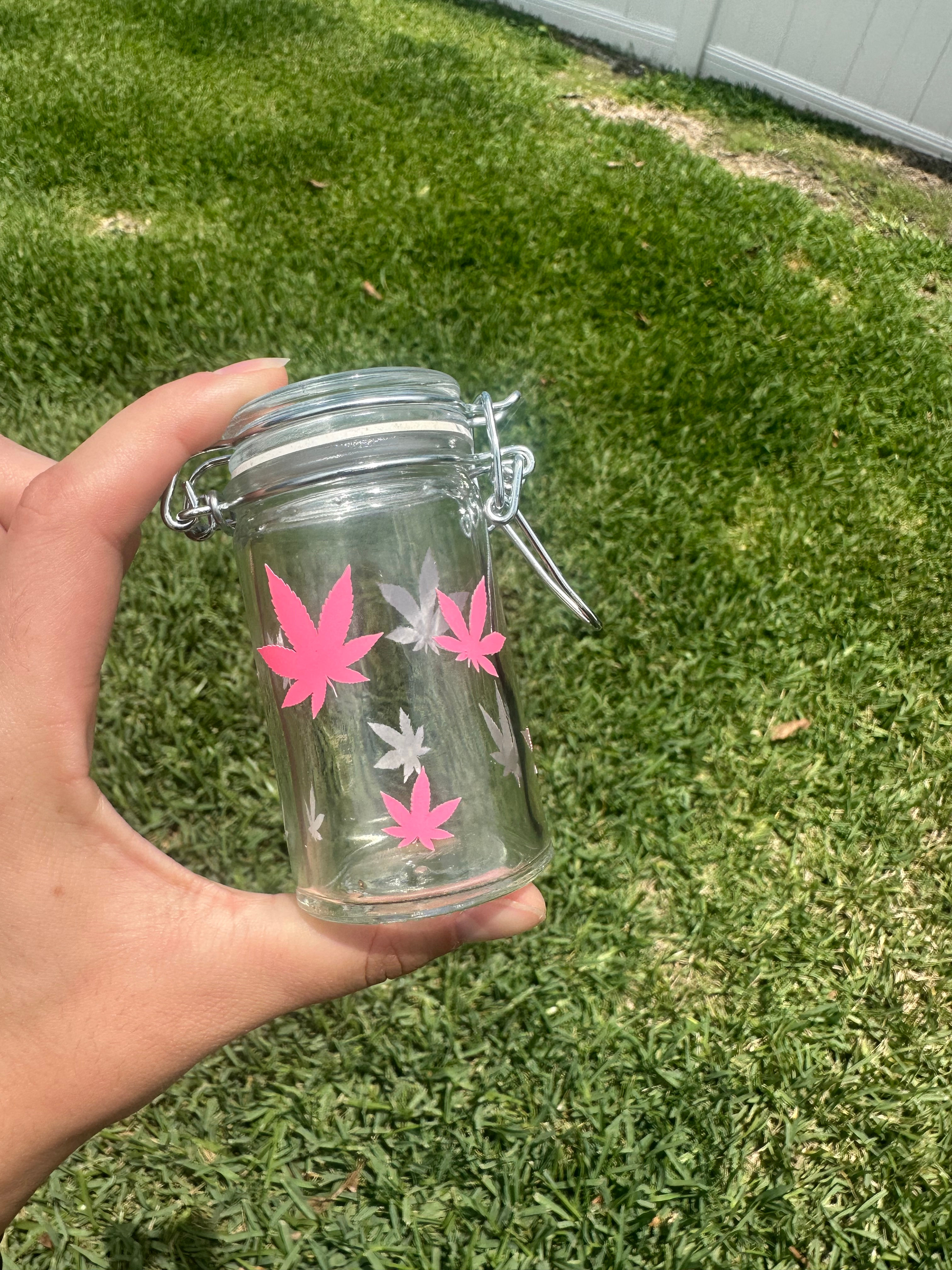 Leaves Stash Jar
