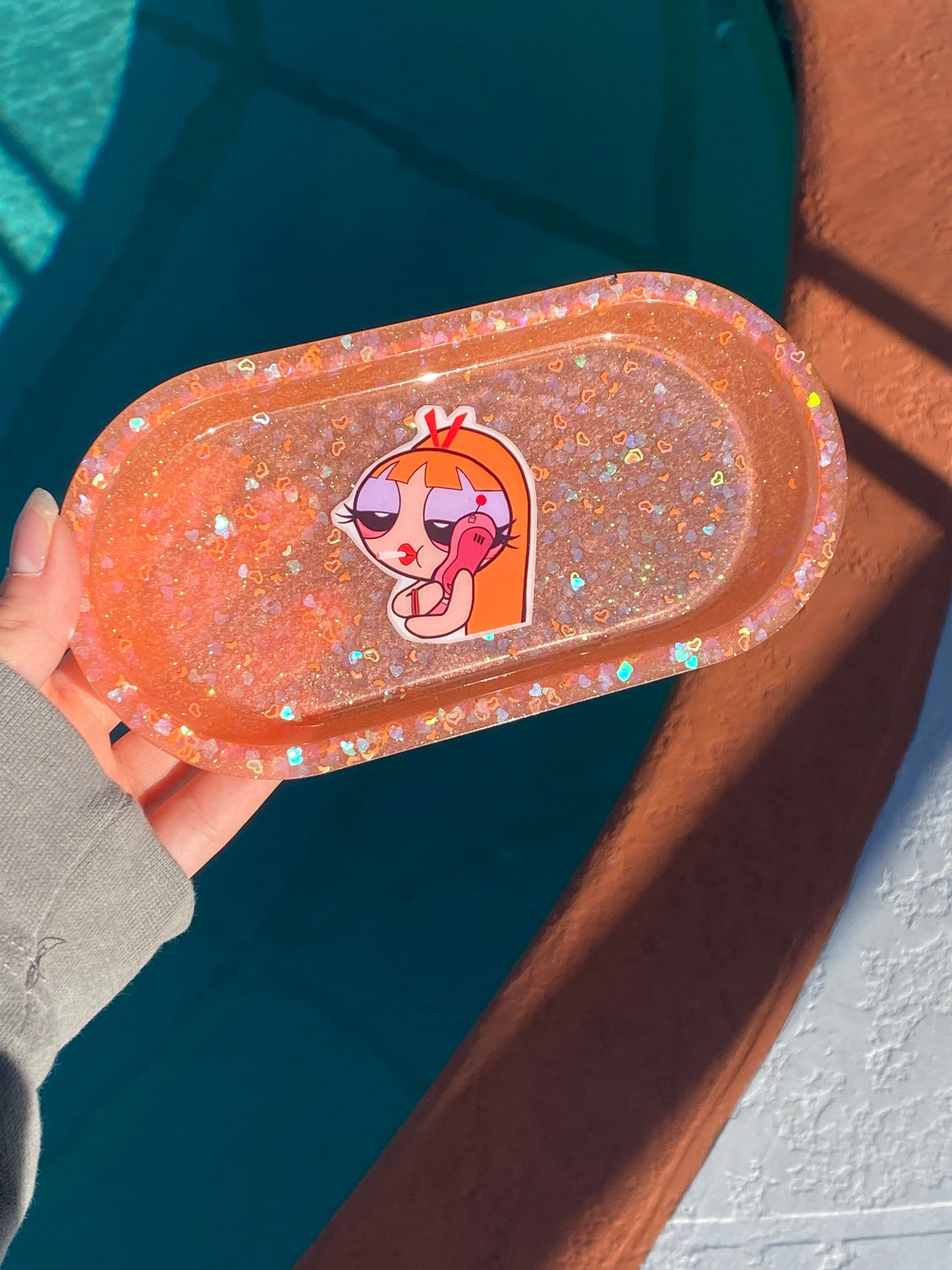 Orange Teenage Blossom Tray