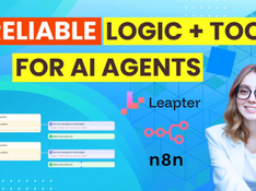 Lena Hall demos how to use Leapter with n8n for reliable Agentic Automation