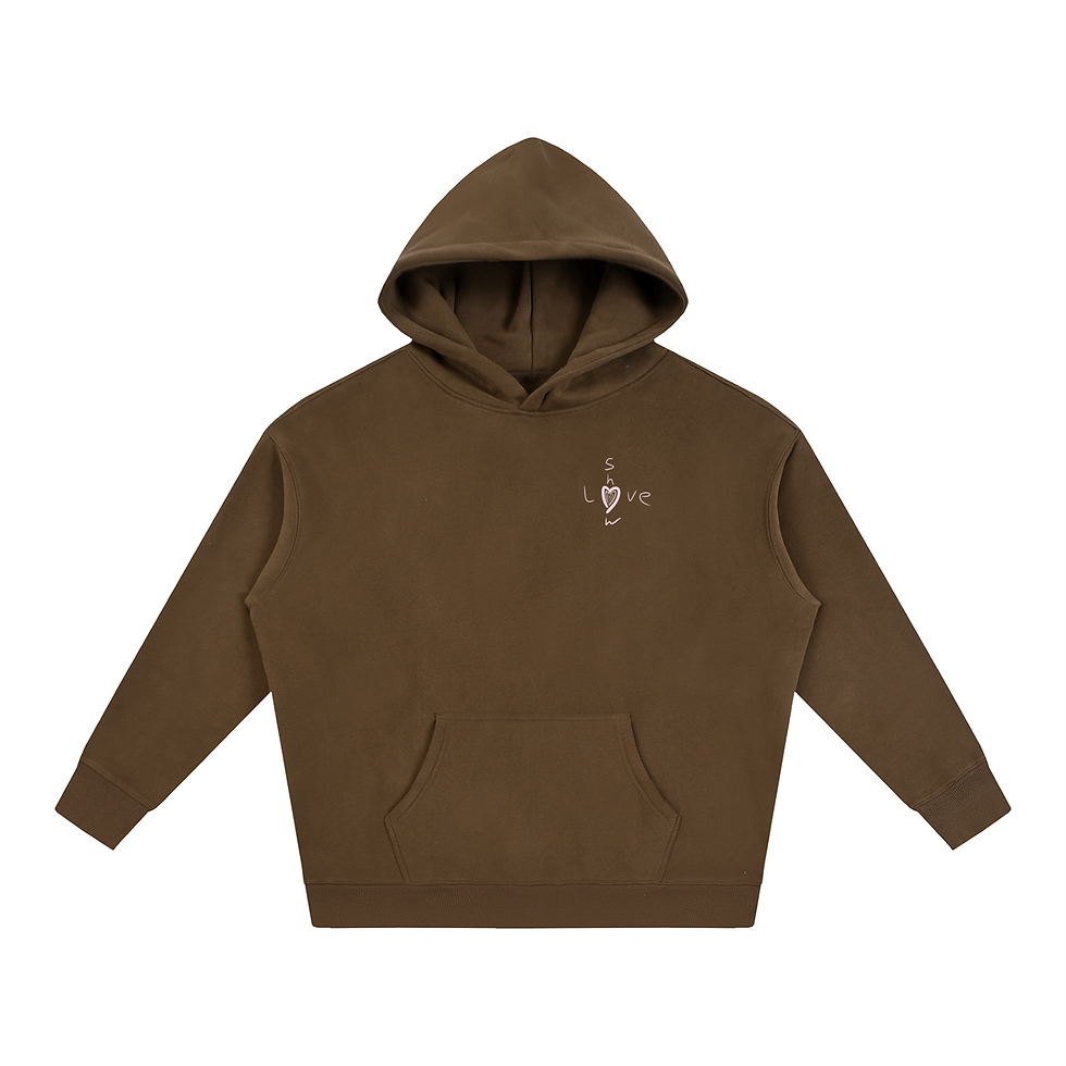 Thumbnail: Simple Strand of Love Fleeced Hoodie