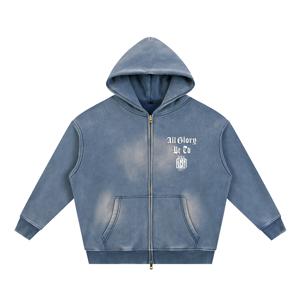 Thumbnail: AGBT GOD Two-Sided Zipper Hoodie