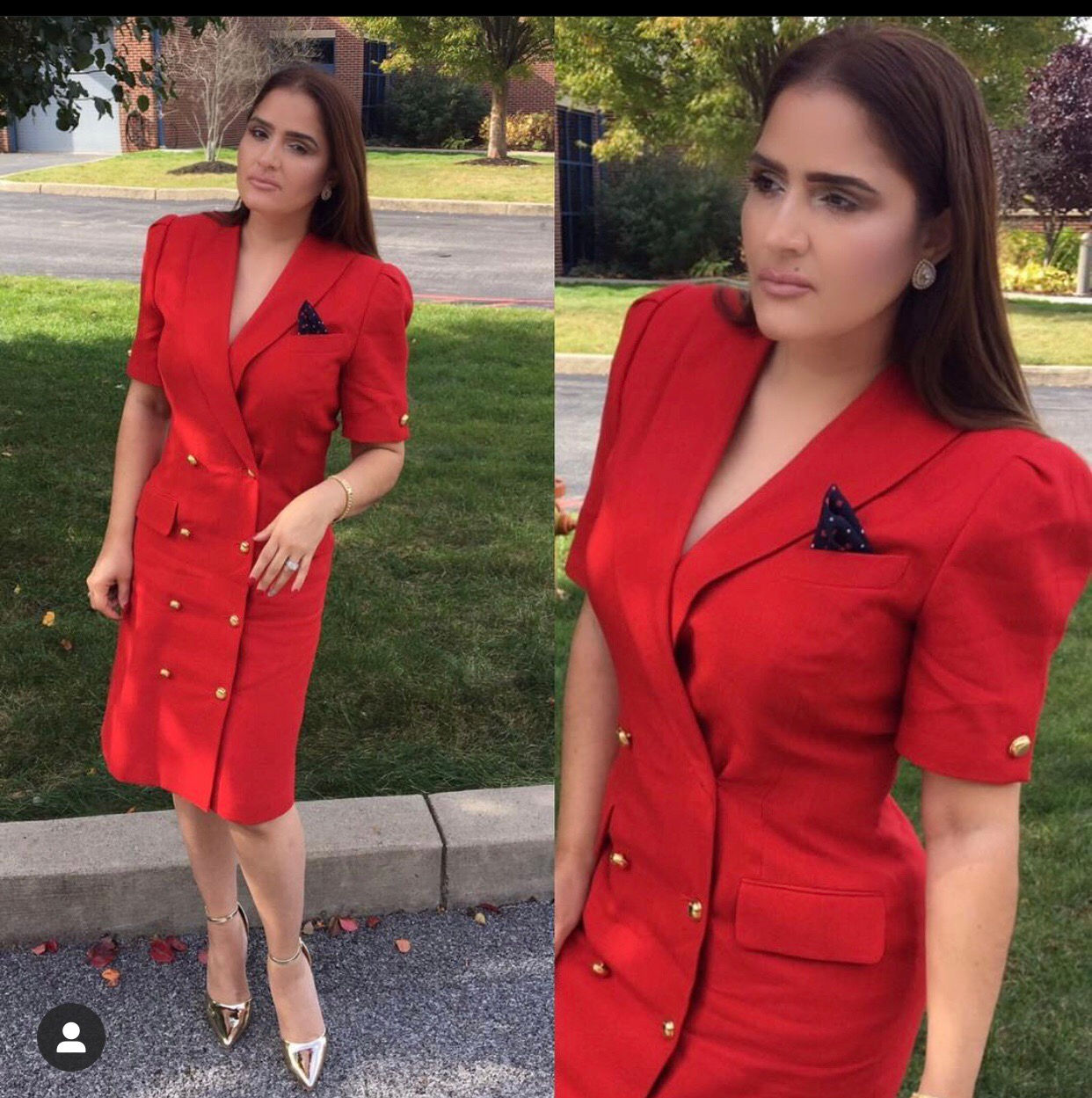 Red Suit Dress